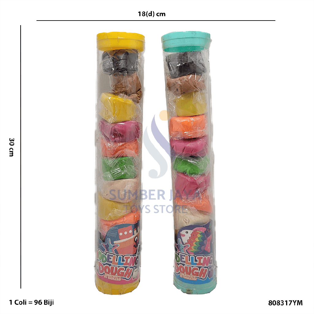 MODELLING DOUGH WINDOH 12PCS YM 17