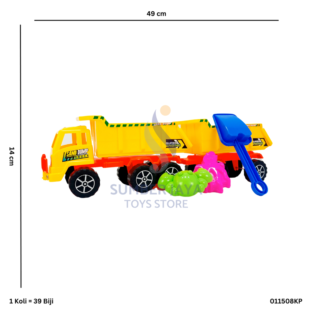 DUMP TRUCK MIRING PND GDG + MAINAN PASIR KP 08