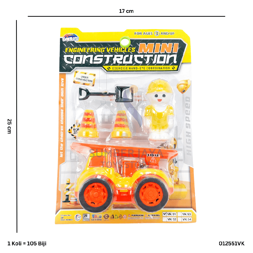 TRUCK MINI CONTRUCTION FIRE + SEKOP VK 51