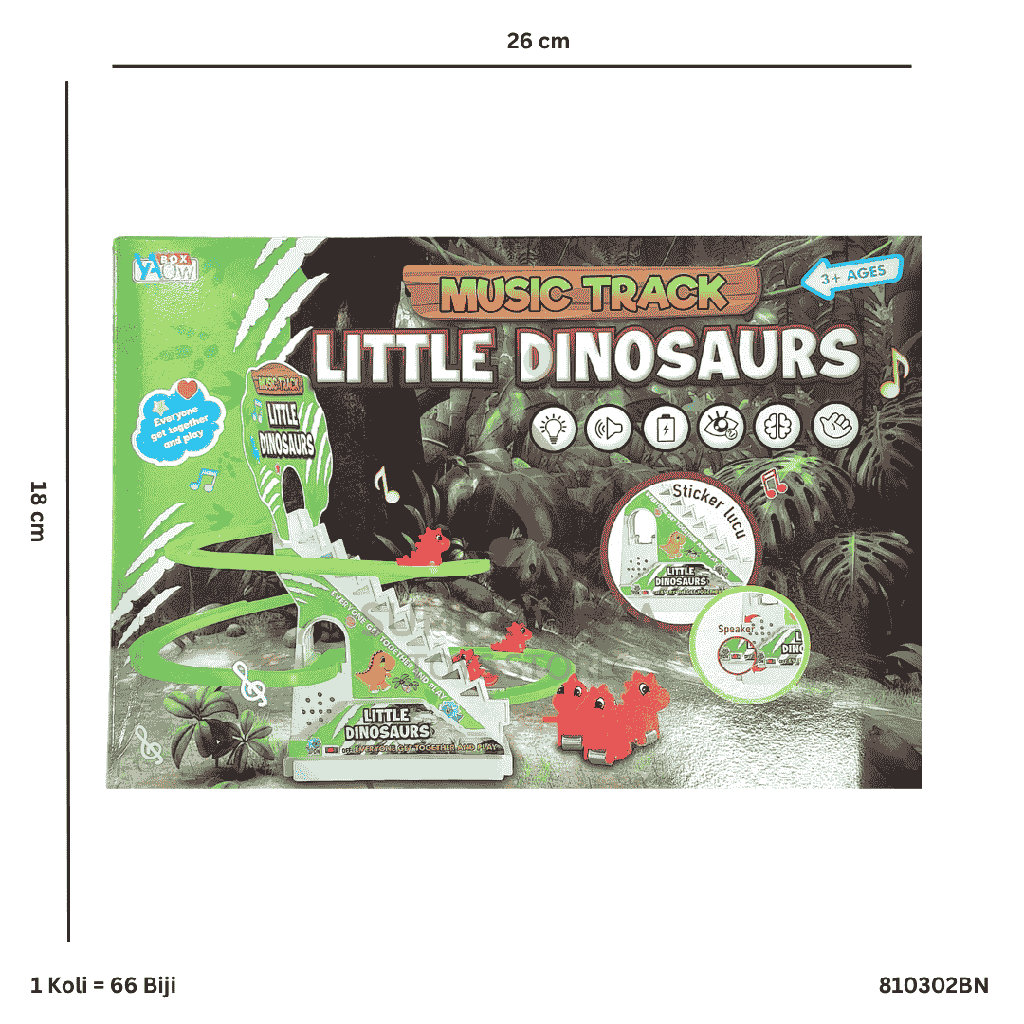 MUSIC TRACK LITTLE DINO BN 02