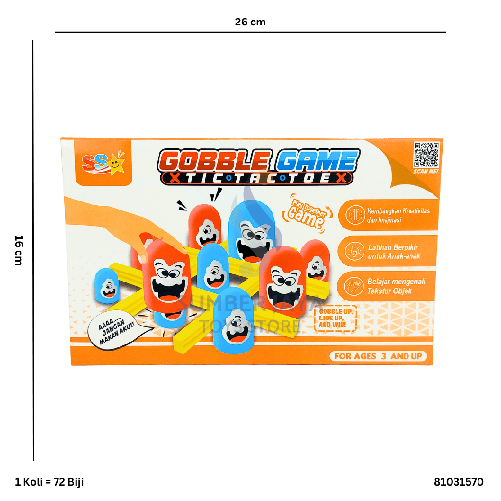 GOBBLE GAME TIC TAC TOE SS 1570