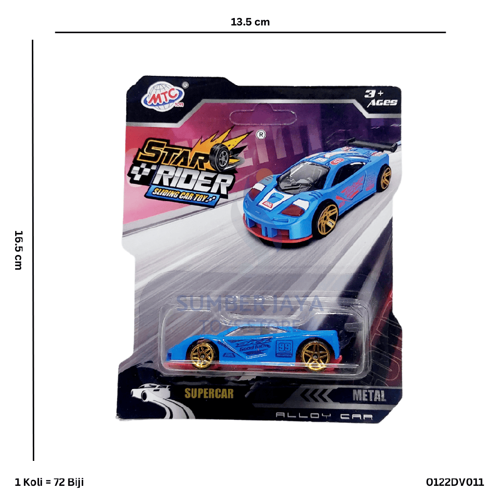 SPORT CAR STAR RIDER DV 011