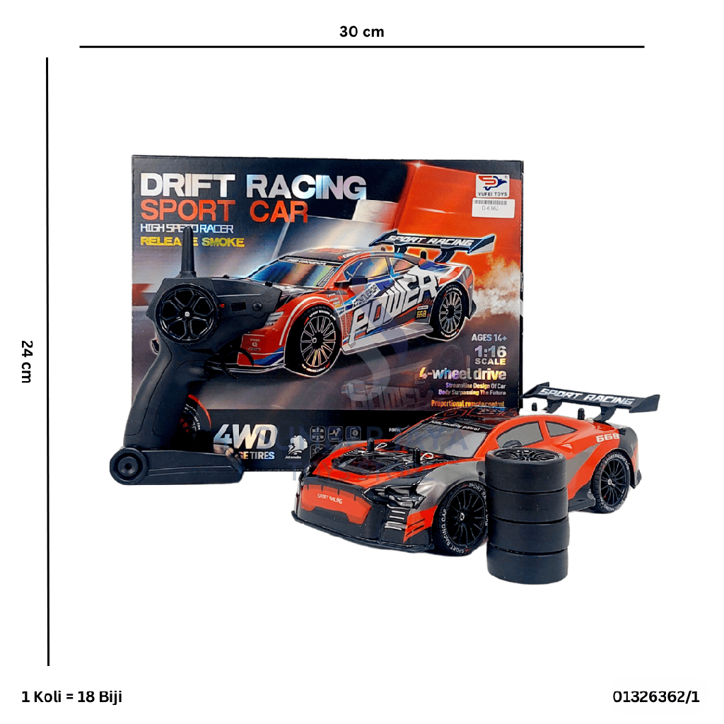 R/C DRIFT SEMI PROPO 6362/1