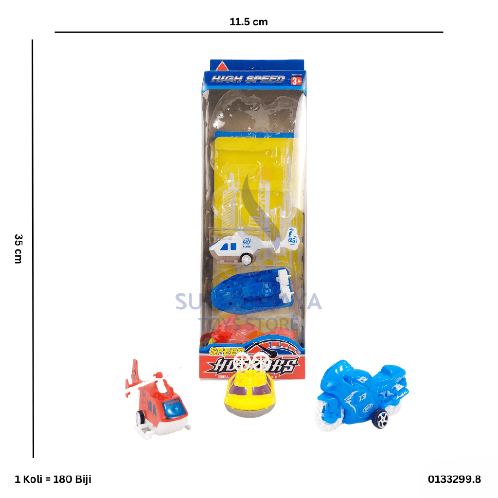 HOT CARS 6PCS 299.8