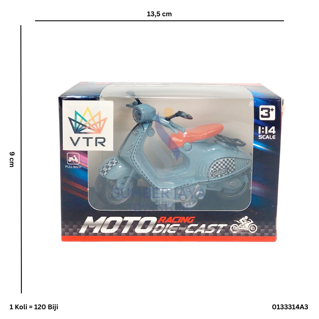 MOTO DIECAST VESPA 314A3