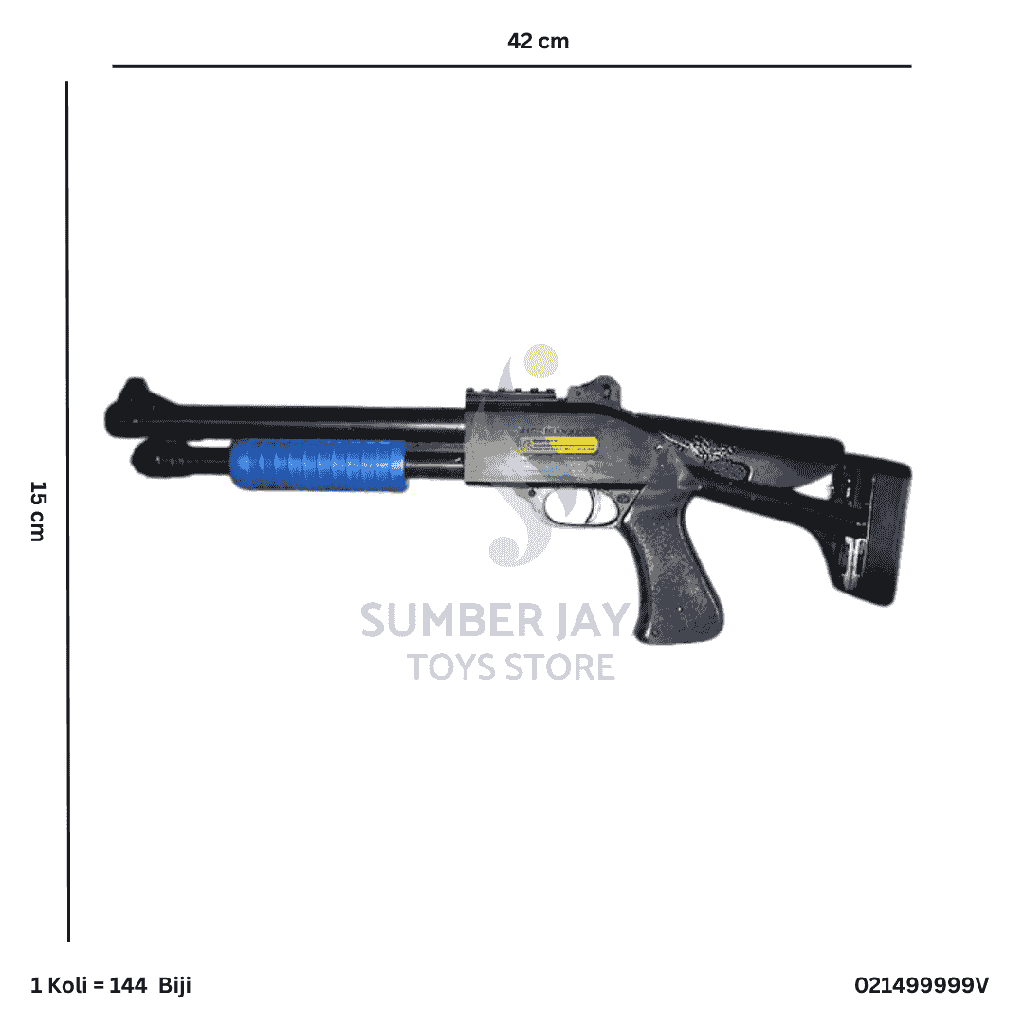 RAMBO TOYS GUN 42CM 99999V