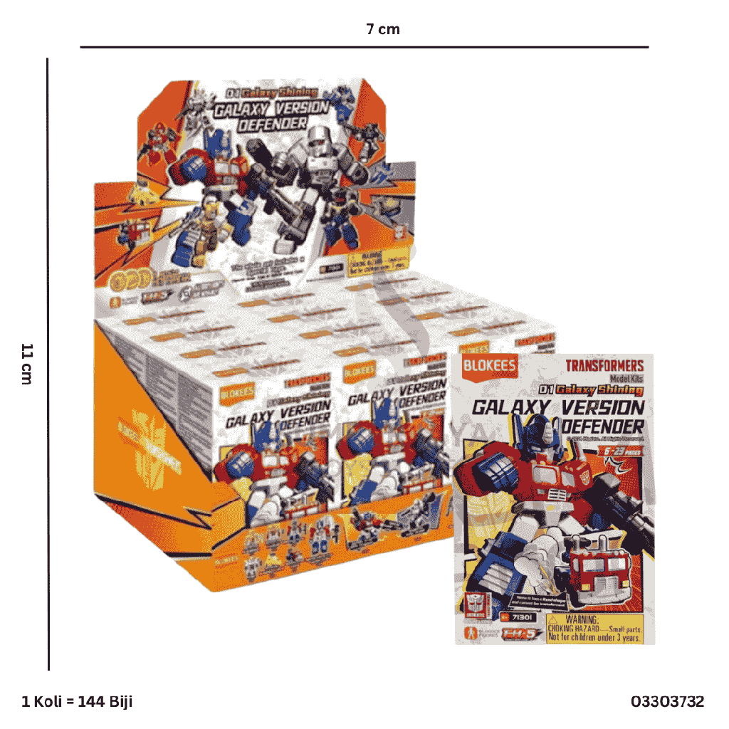 BLOKEES TRANSFORMERS GVD01 GALAXY SHINING 03732