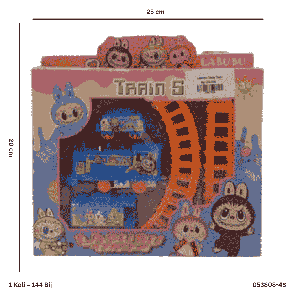 LABUBU TRAIN TRACK 808-48