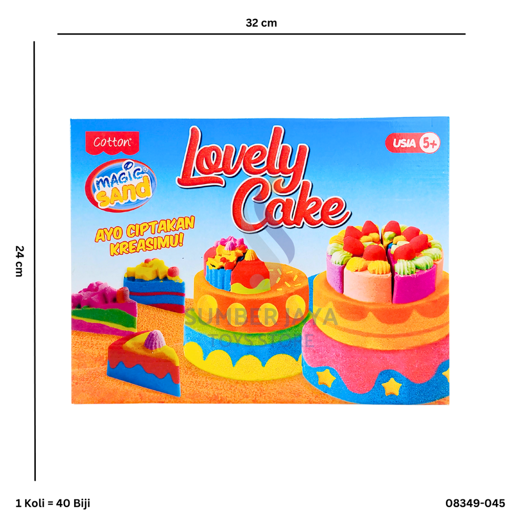 MAGIC SAND LOVELY CAKE NEW 49-045