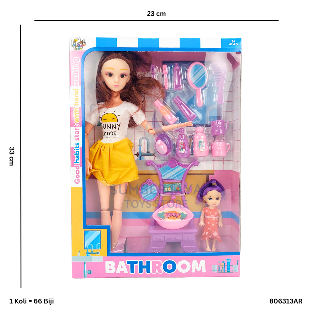 BATHROOM GIRL PLAY SET AR 13