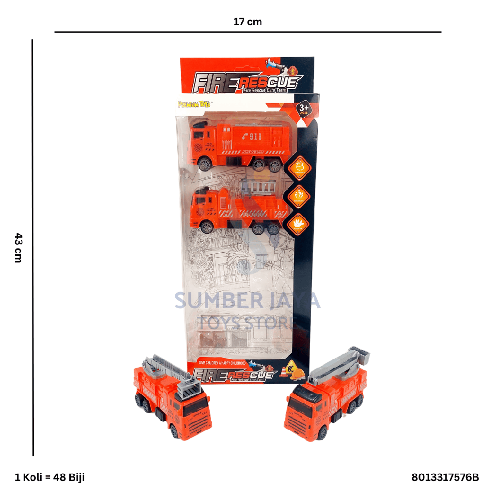 FIRE RESCUE 4PCS 17576B
