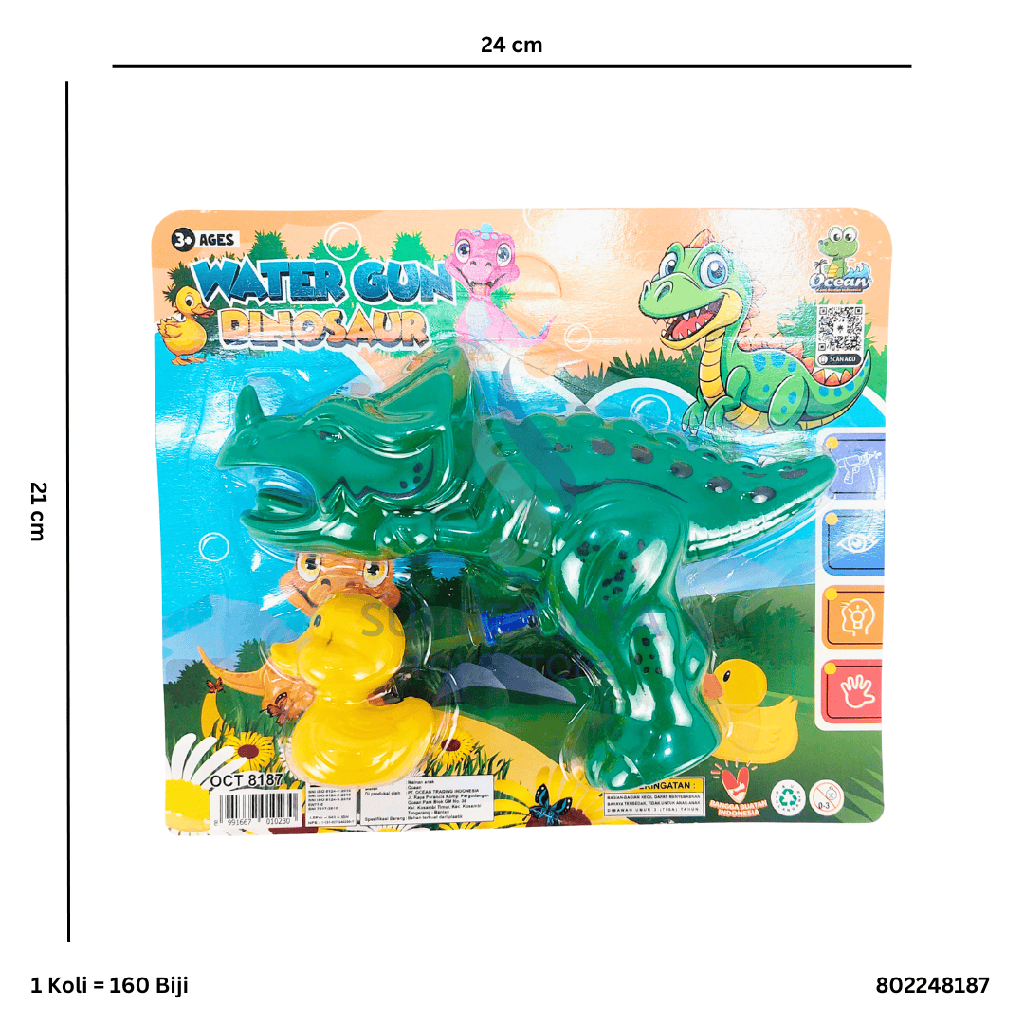 WATER GUN DINOSAURUS 8187