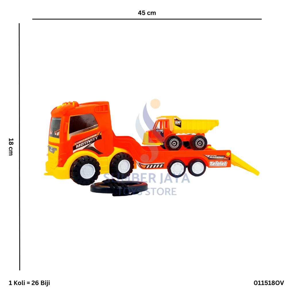 TRUCK MOTIVITY CONTRUCTION BO + MINI DUMP KTG OV 18