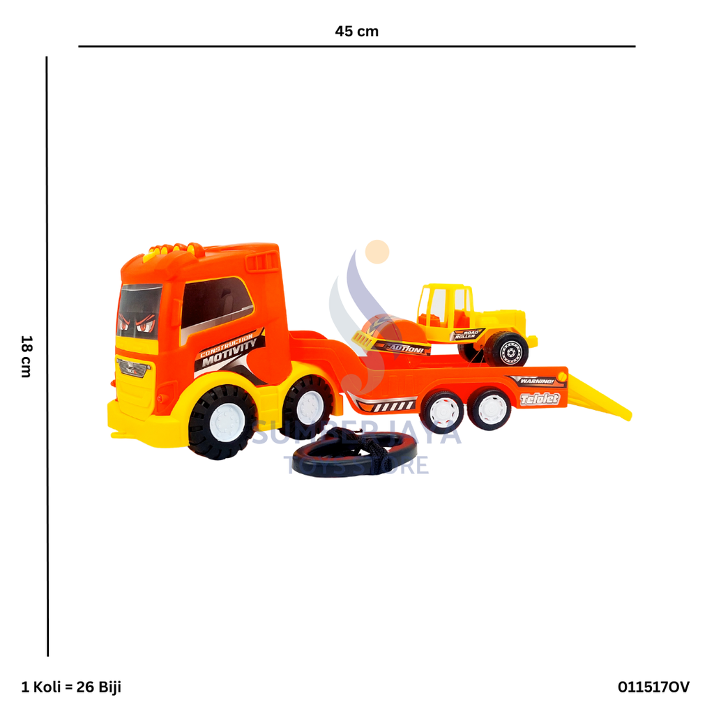 TRUCK MOTIVITY CONTRUCTION BO + ROAD RULLER KTG OV 17