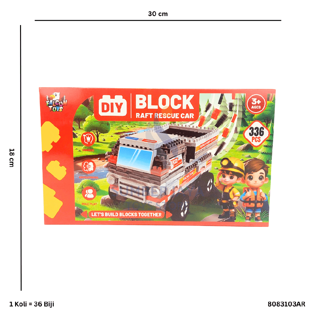 BLOCK RAFT RESCUE CAR AR 103