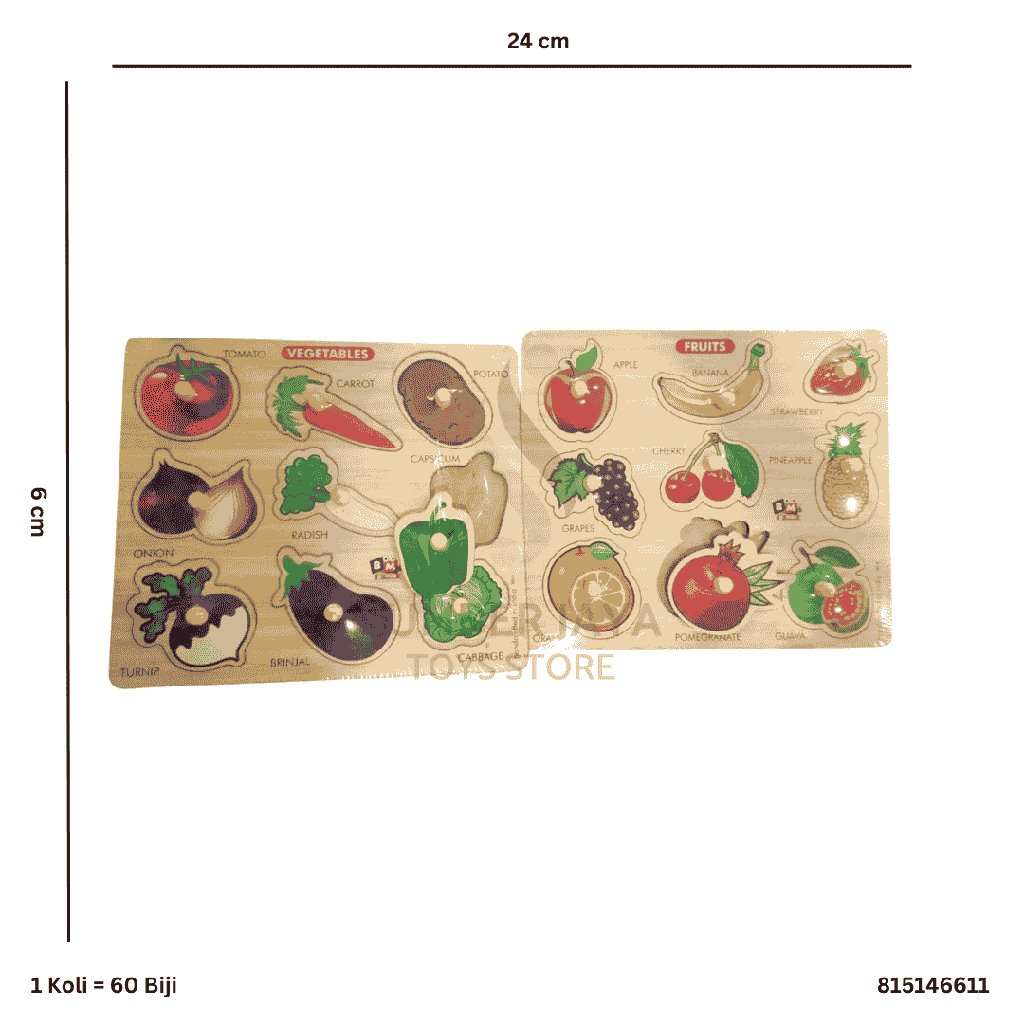 FRUITS WITH BOARD 46611AB