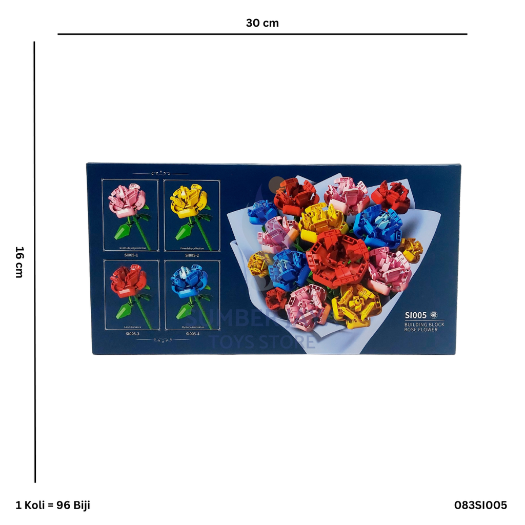FUNNY BLOCK FLOWER SI 005