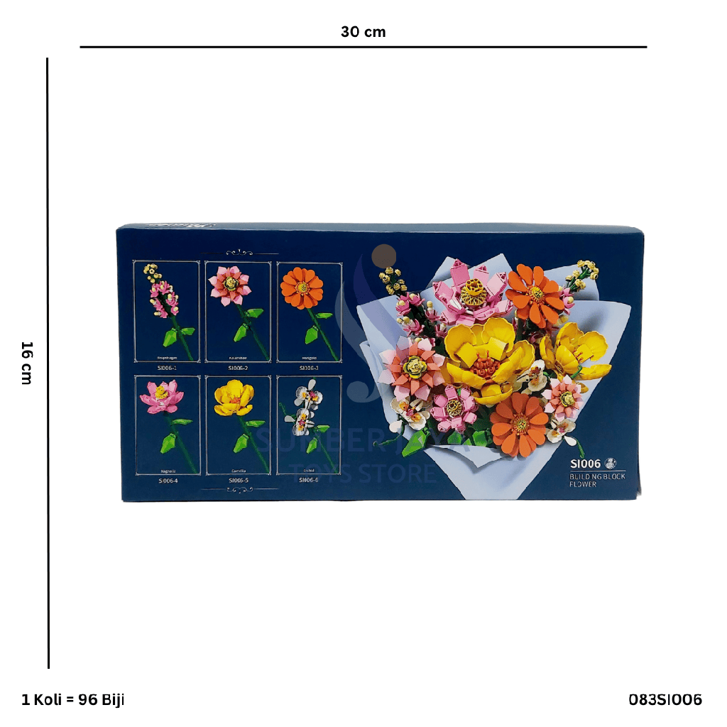 FUNNY BLOCK FLOWER SI 006