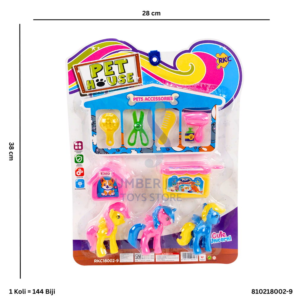 PET HOUSE UNICORN 18002-9 