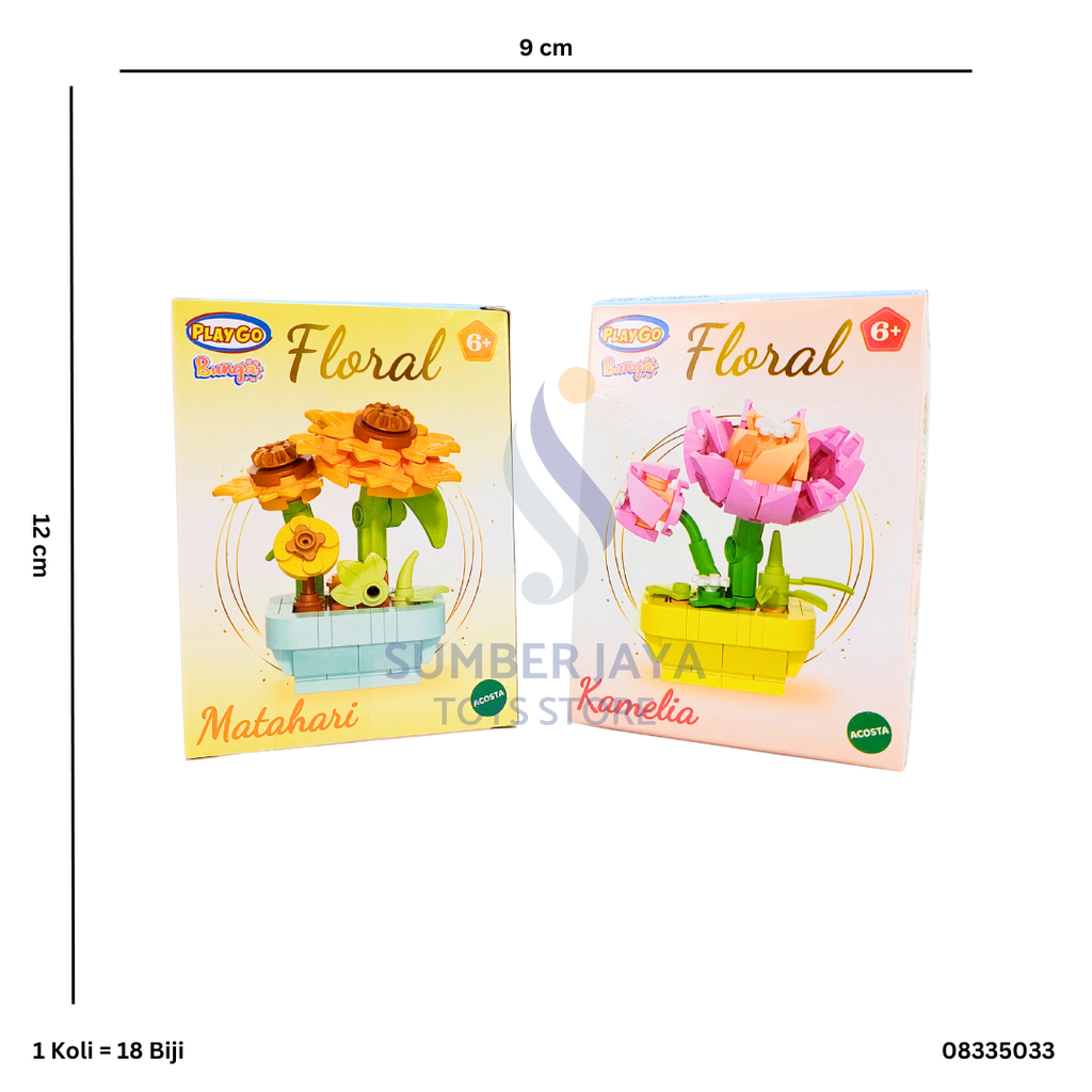 BLOCK FLORAL 6ASST 35033
