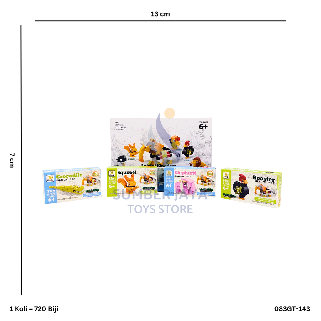 LEGO 12 IN 1 ANIMAL GT-143