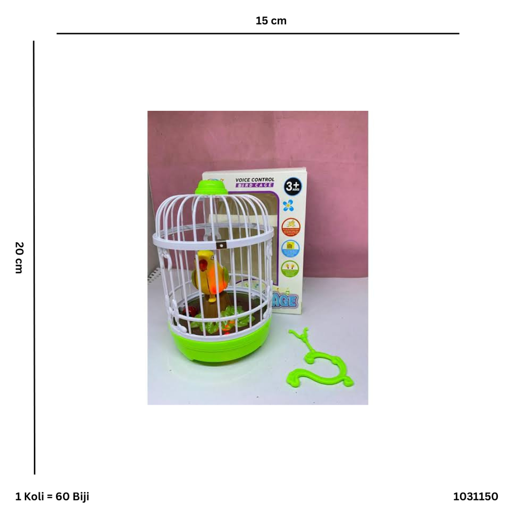 BIRD CAGE VOICE SMALL B/O FU 1150