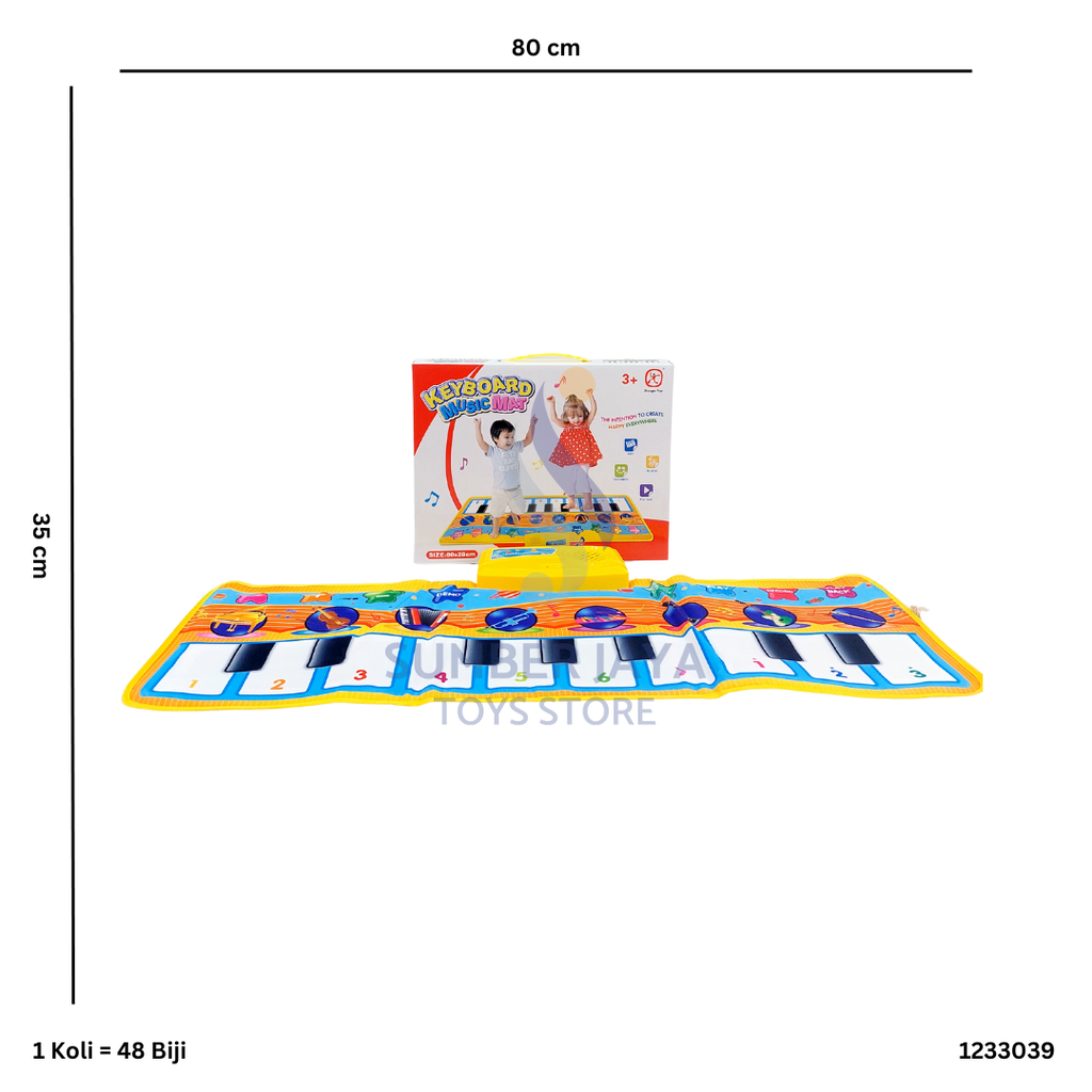 KEYBOARD MUSIC MAT 3039