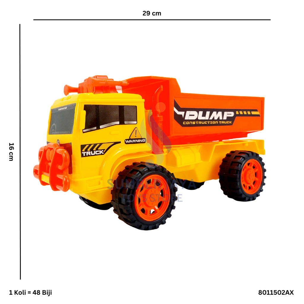 TRUCK DUMP YELLOW ORANGE 02 AX