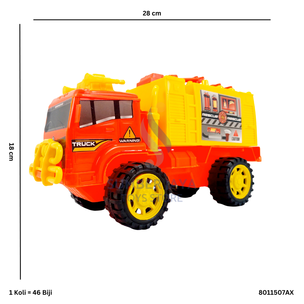 TRUCK DAMKAR YELLOW ORANGE 07AX
