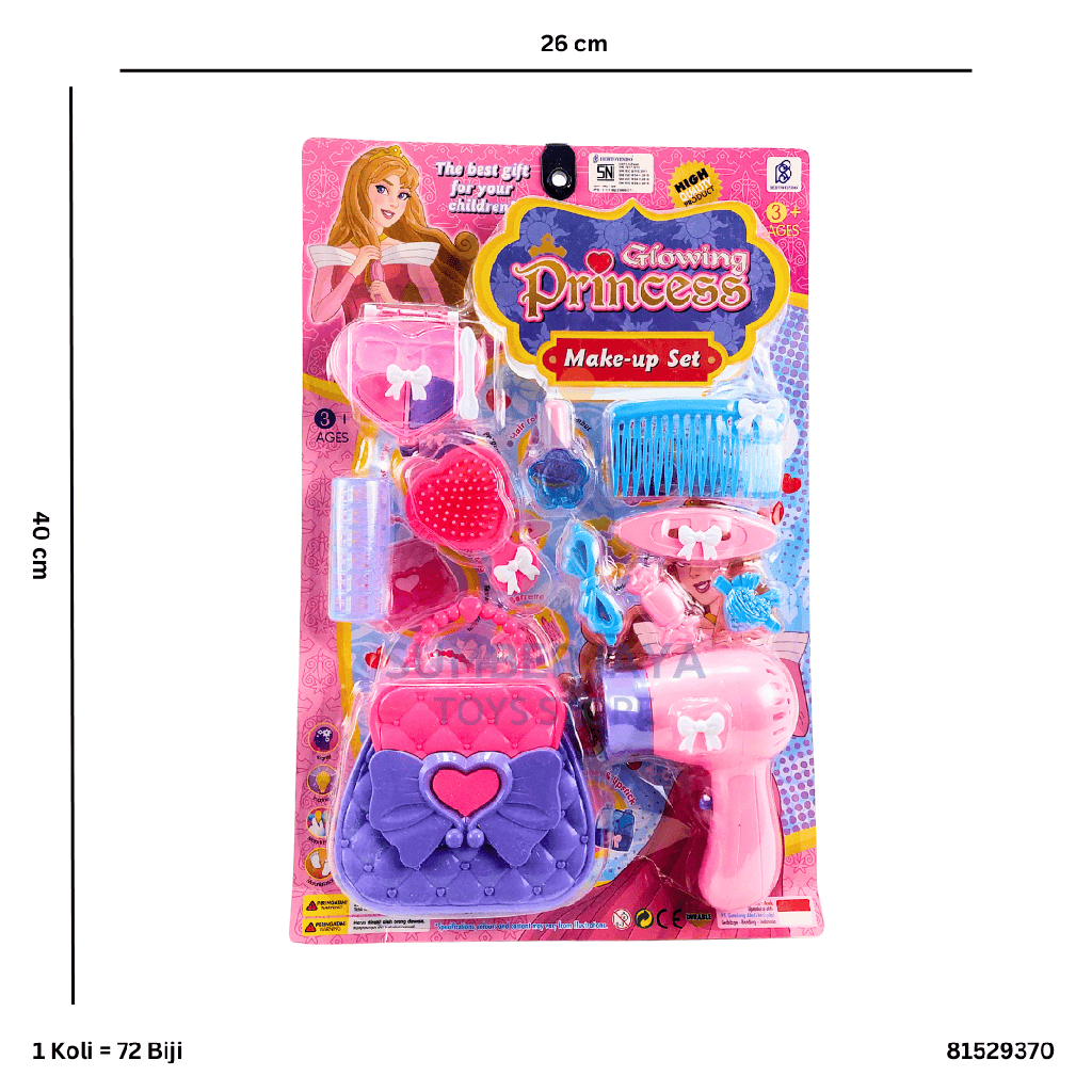 GLOWING PRINCESS MAKE UP SET 9370