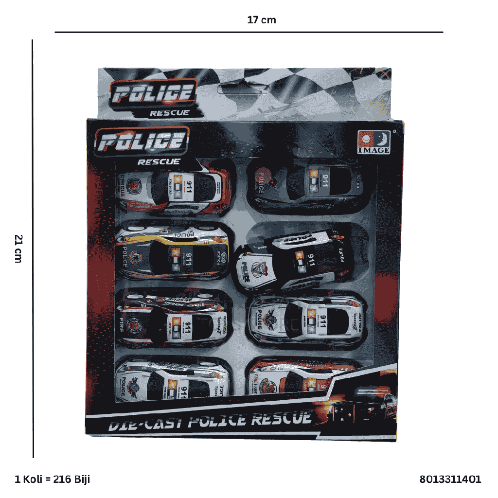 DIECAST POLISI RESCUE 11401