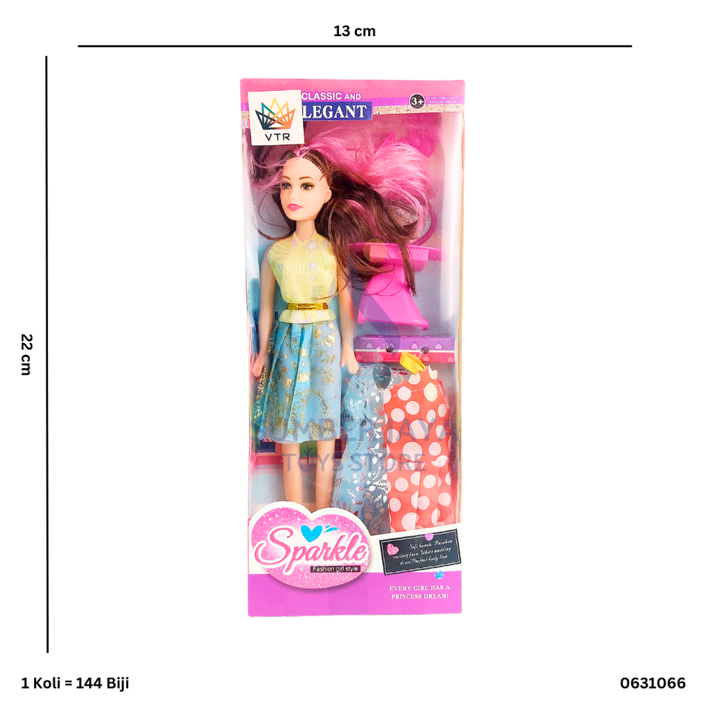 BONEKA 2BAJU ACC D1066