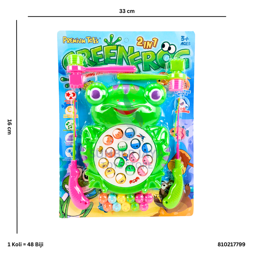 B/O FISHING GAME FROG 17799