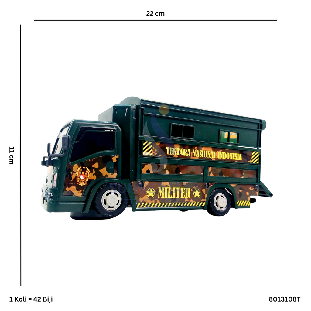 MINI TRUCK OLENG MILITER TELOLET BO 08 T