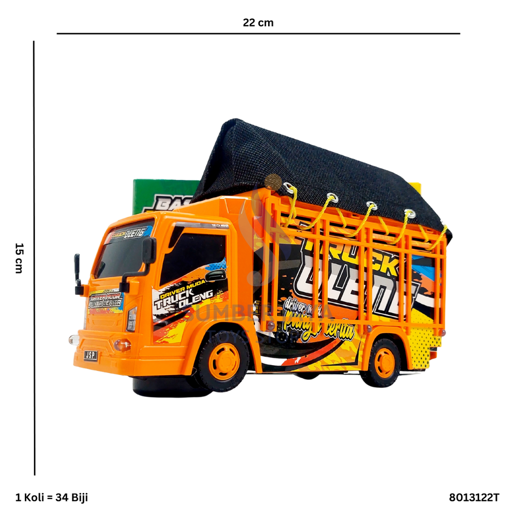 MINI TRUCK OLENG CANTER TERPAL SEGITIGA HOREG 22 T
