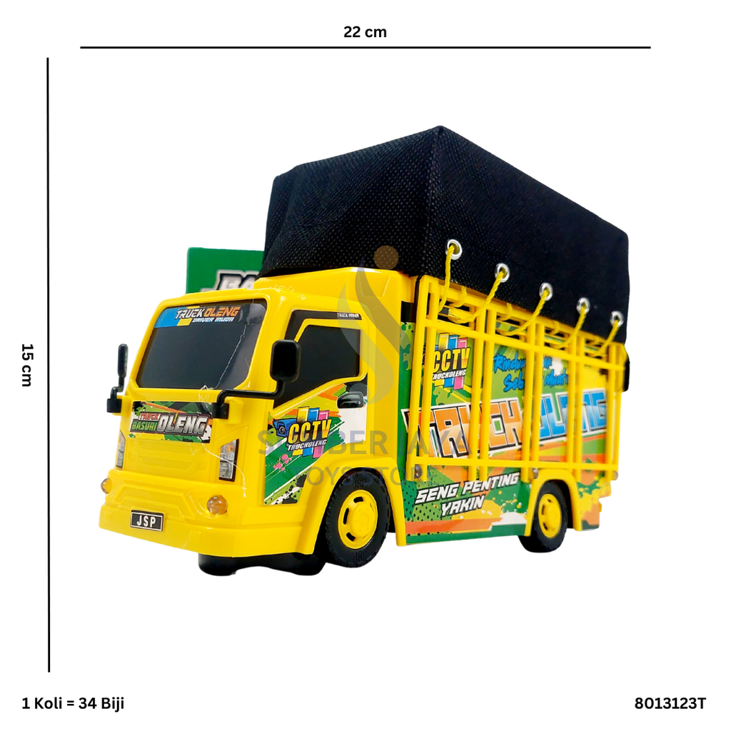 MINI TRUCK OLENG CANTER TERPAL KOTAK HOREG 23 T