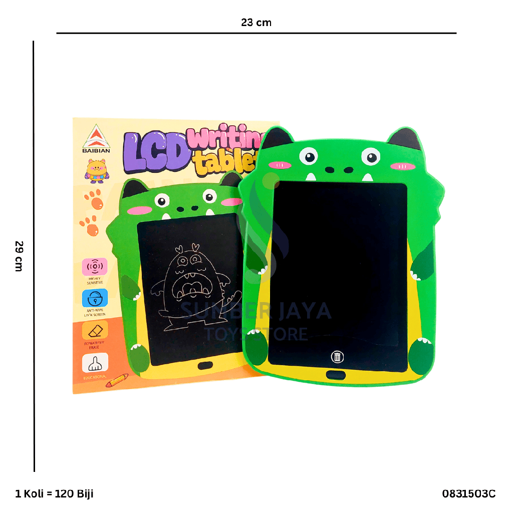 LCD WRITING ANIMAL TELINGA 1503C