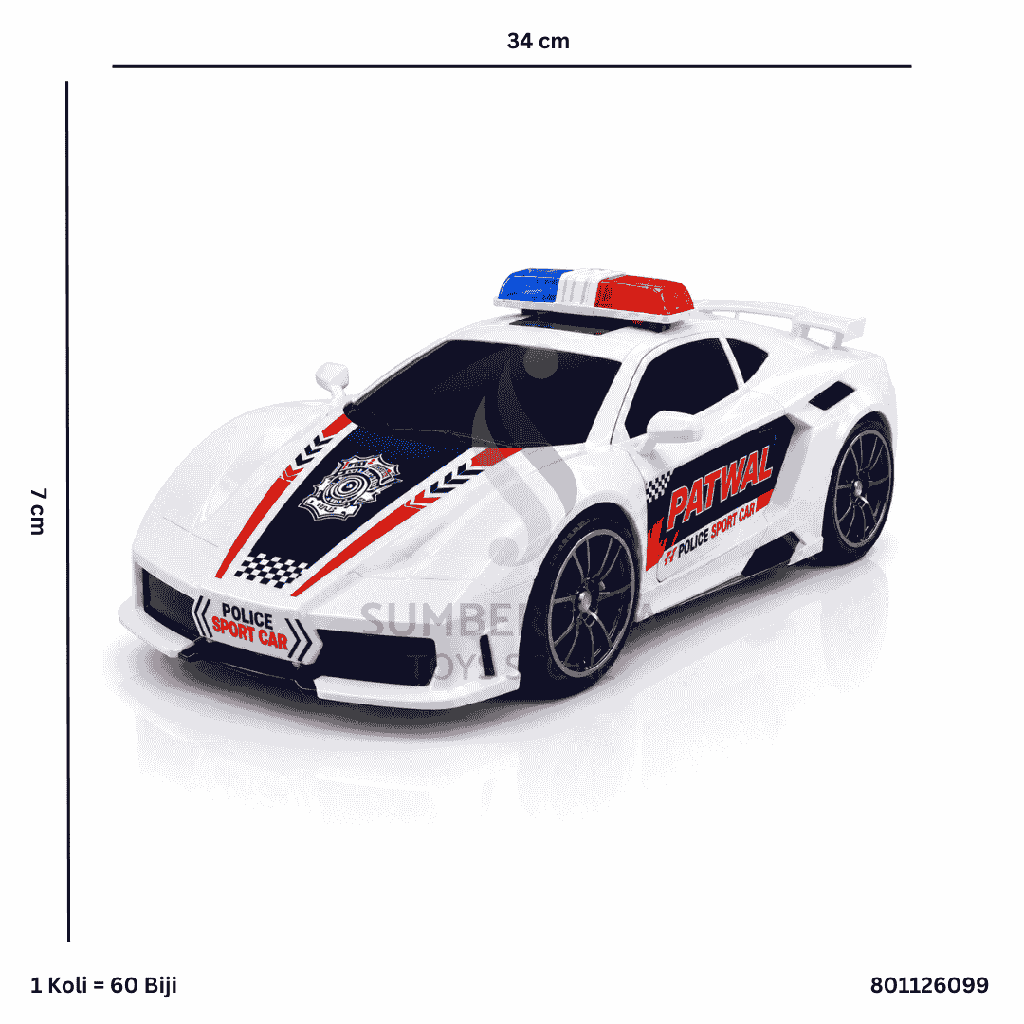 POLICE SPORT CAR 6099