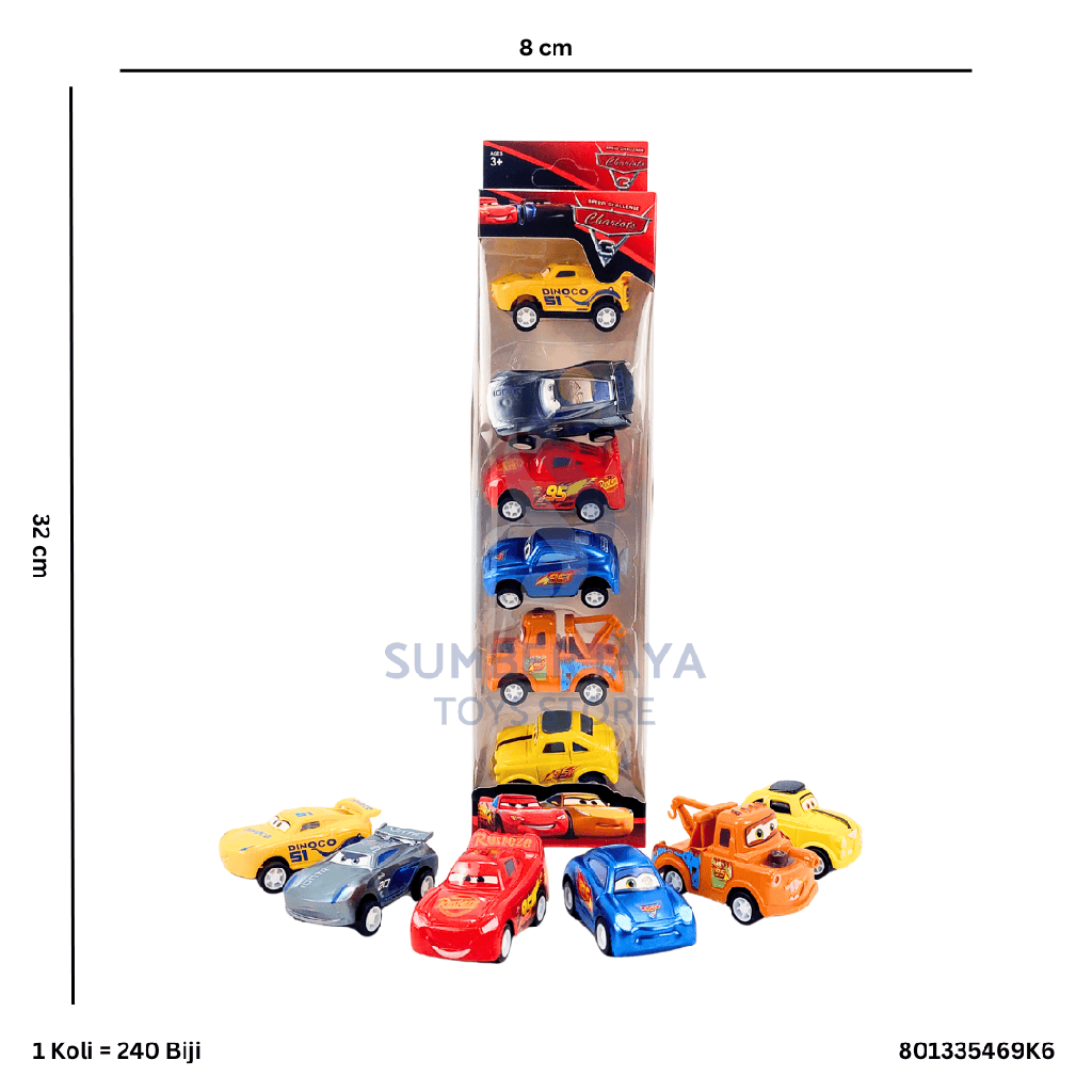 PULLBACK CARS MC QUEEN 546-9K6