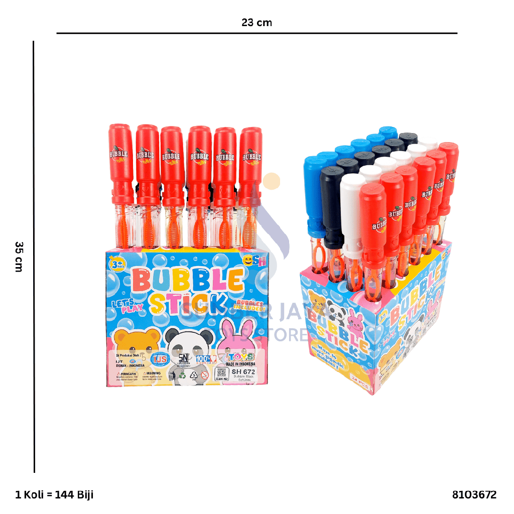 BUBBLE STICK SOFT DRINK 672