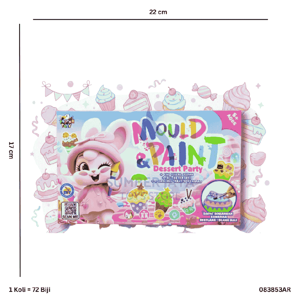 DIY CAKE & PUDING PAINTING AR 853