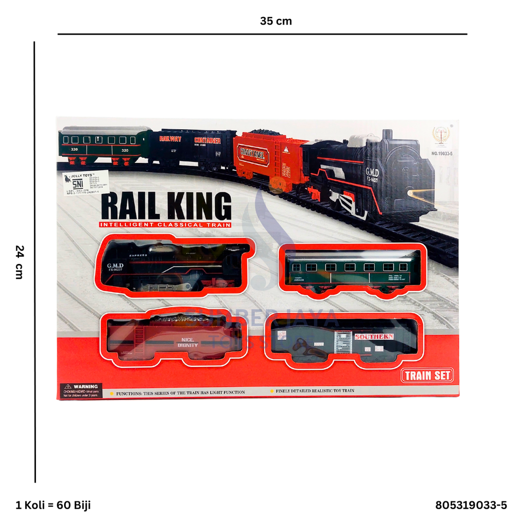 KERETA RAIL KING B/O 19033-5