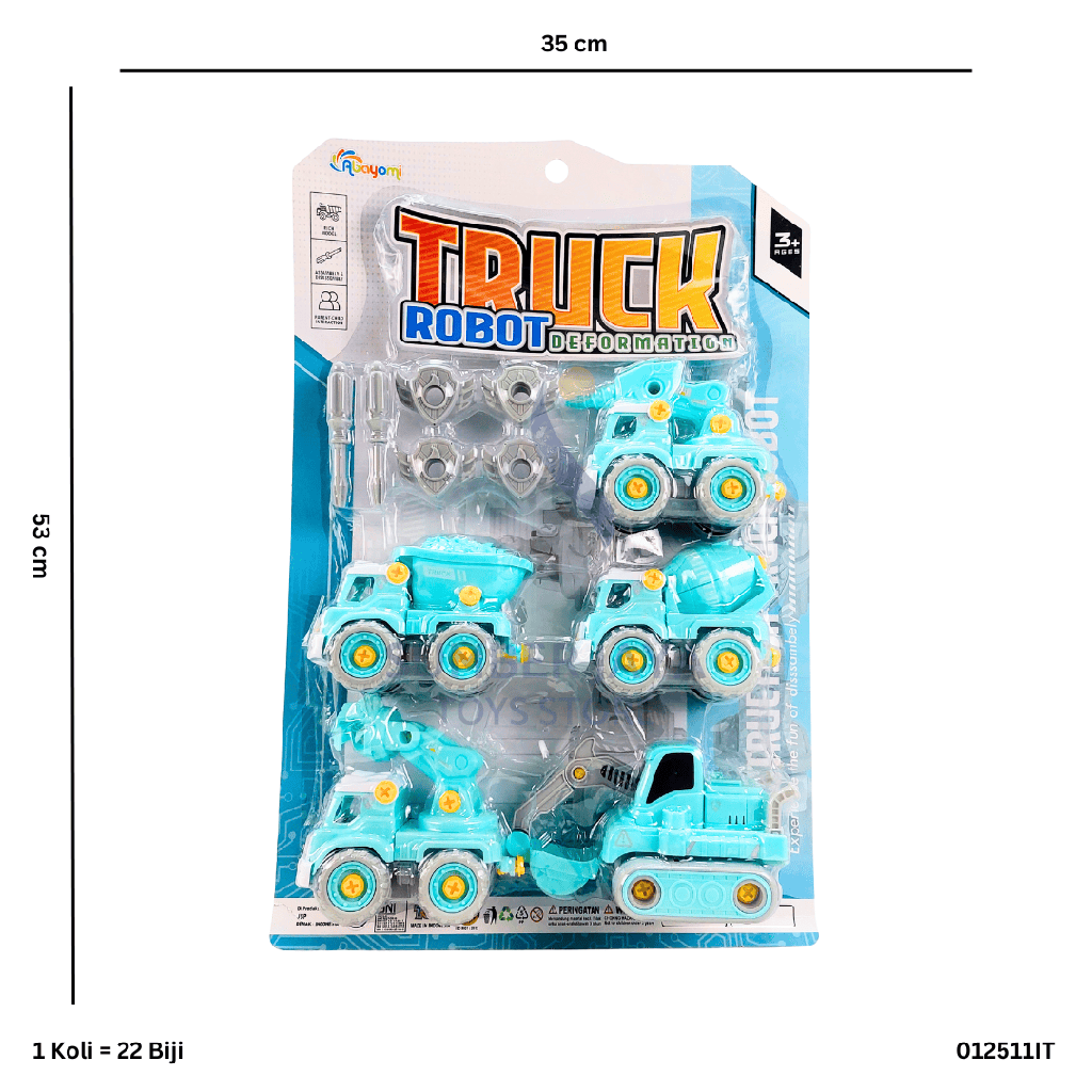 BUILDING TRUCK DEFORMATION ROBOT 5IN1 BO IT 11