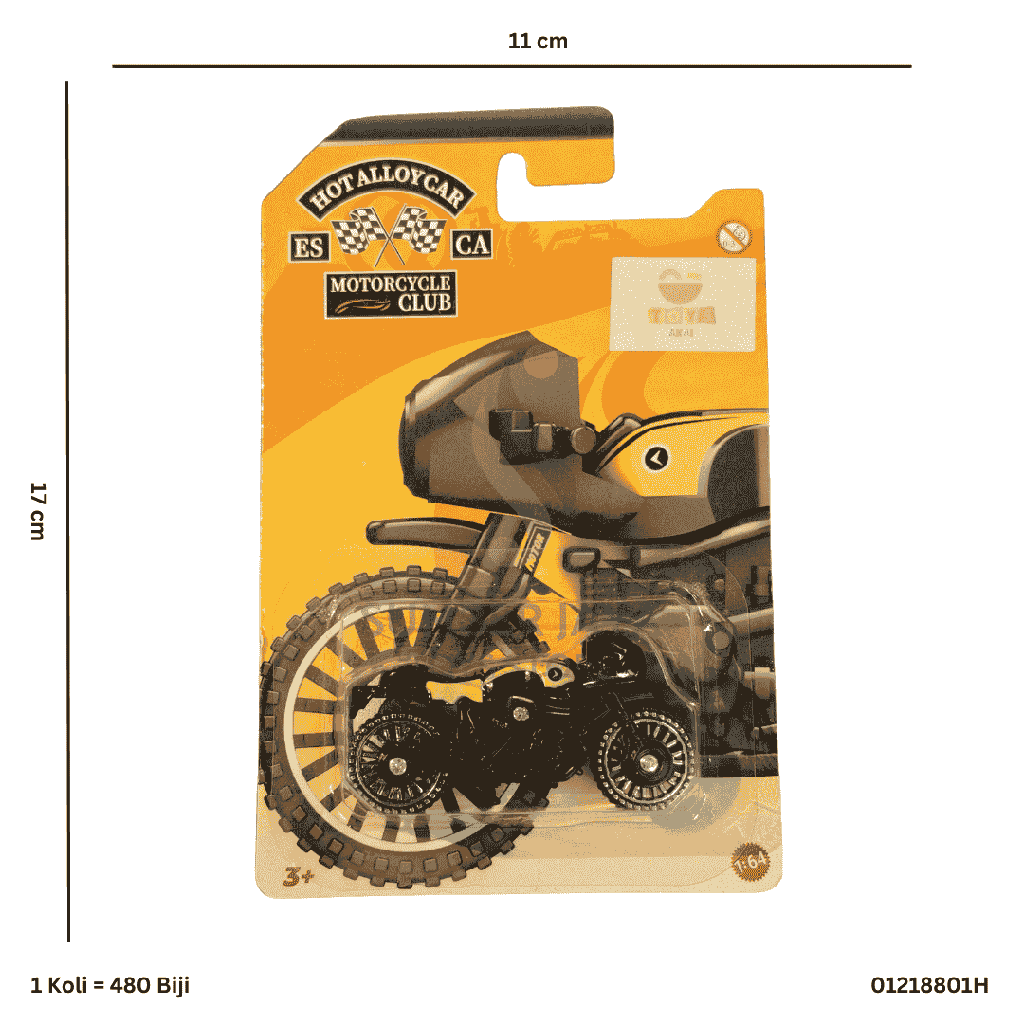 DIECAST MOTORCYCLE ALLOY 8801H