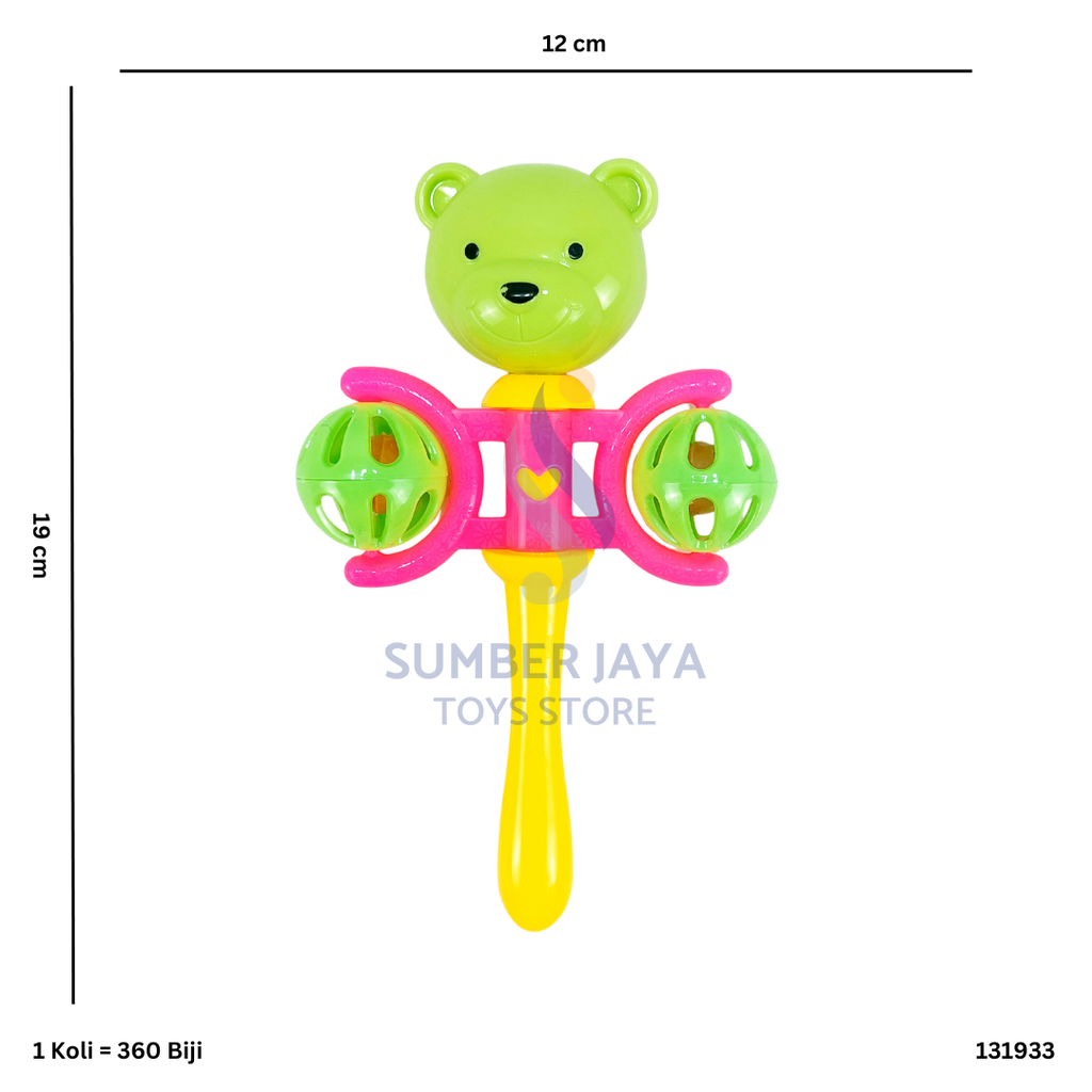 POOH BABY RATTLE 933