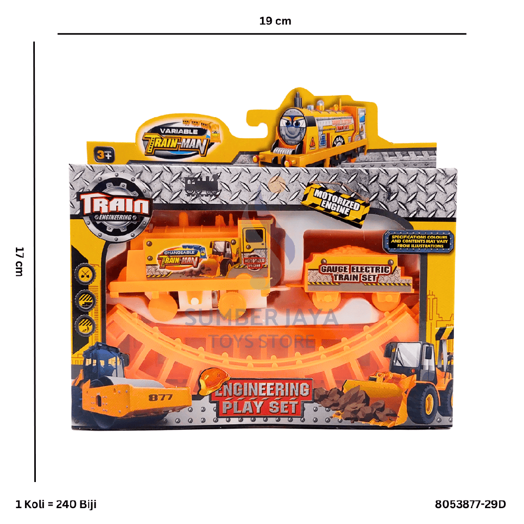 TRAIN ENGINEERING PLAYSET 877-29DQ