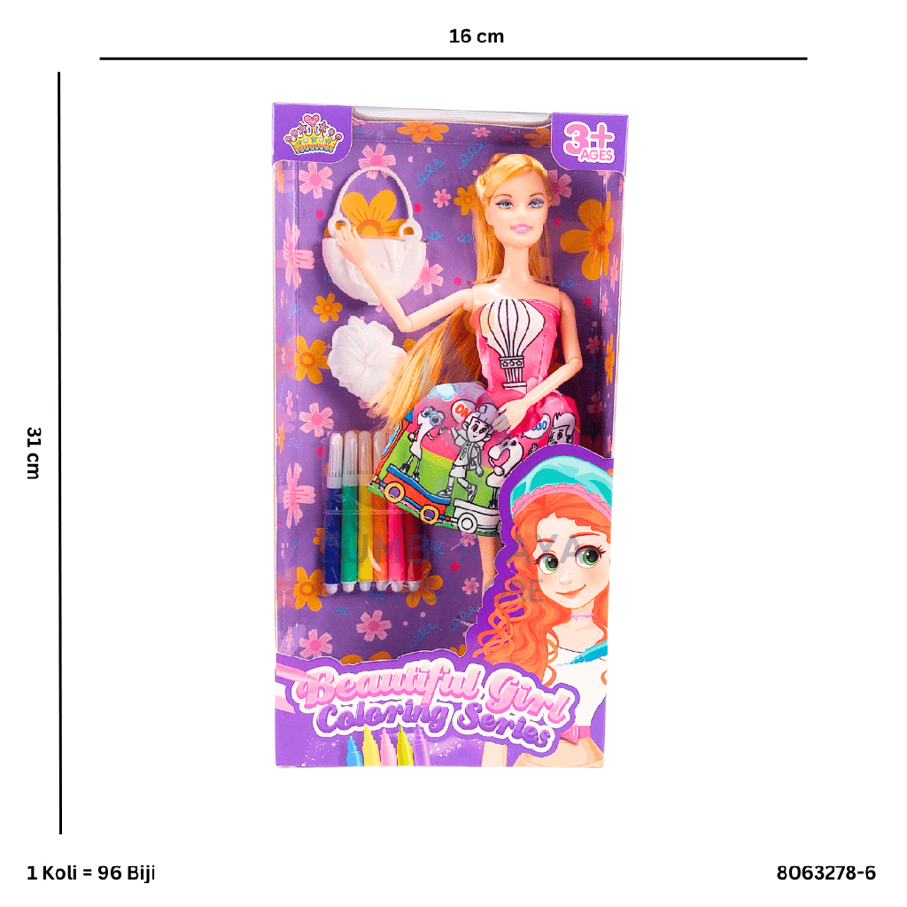 BNK BEAUTIFULL GIRL COLORING 278-6