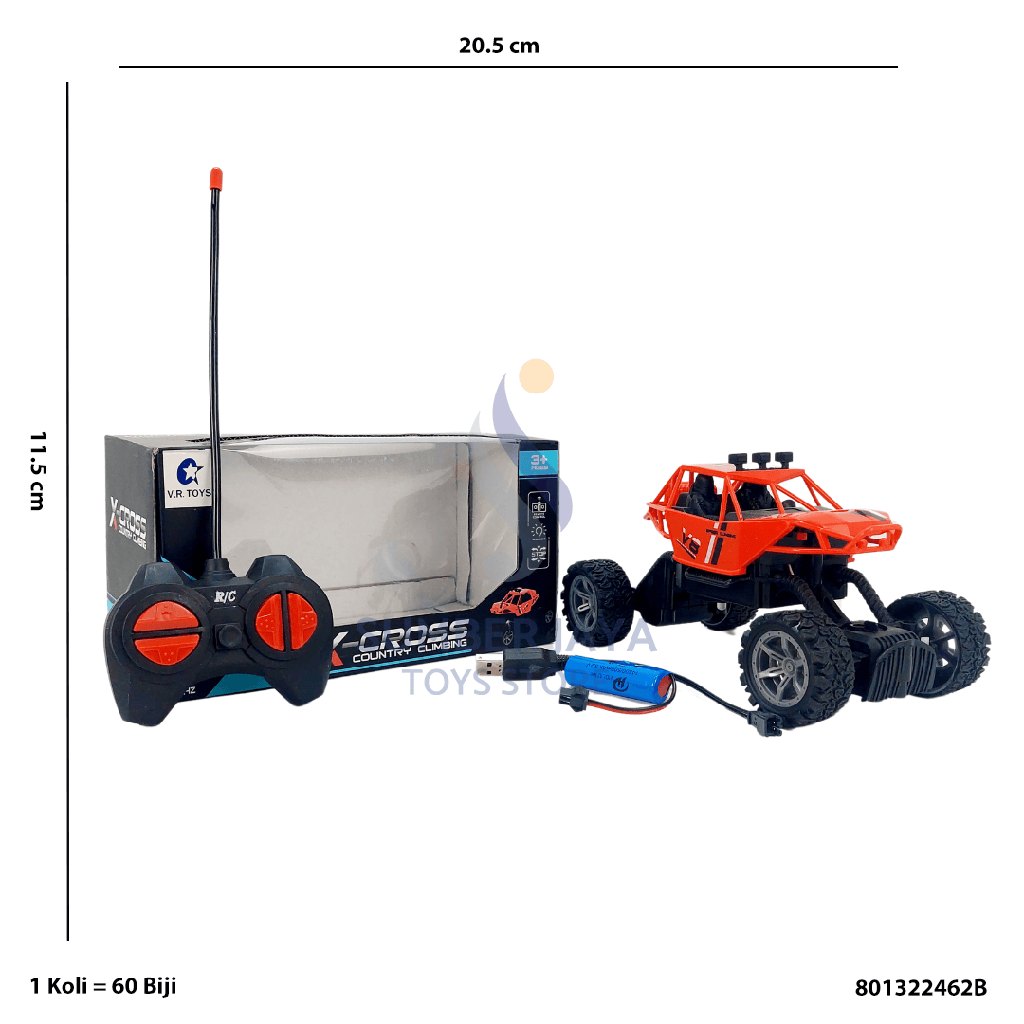 R/C X-CROSS COUNTRY CLIMBING 2462B