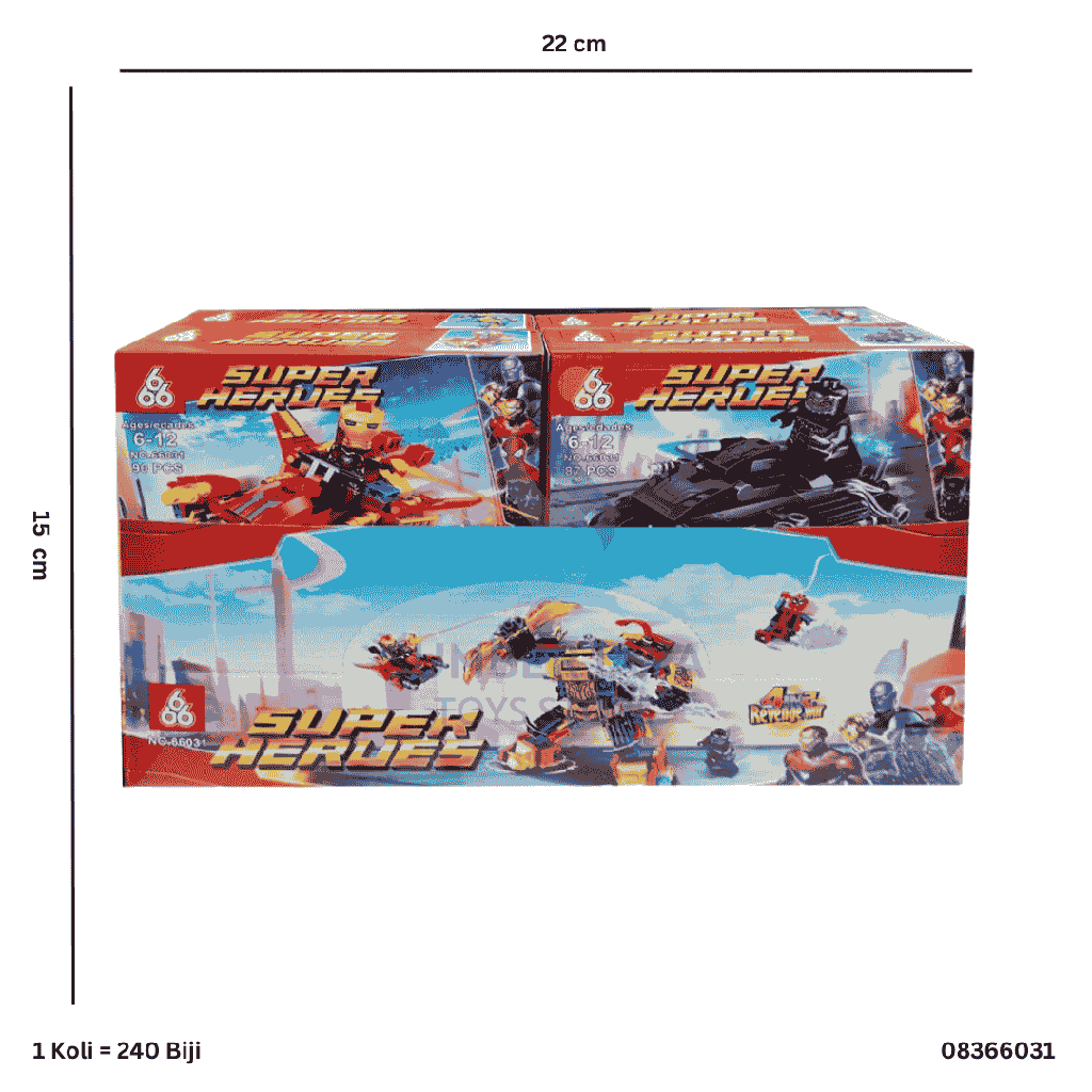 LEGO 4IN1 REVENGE WAR 66031
