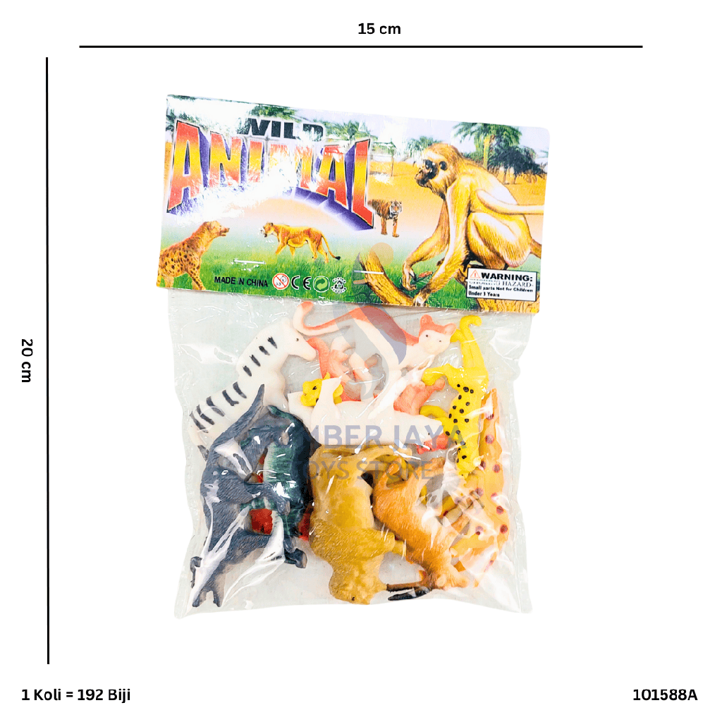WILD ANIMAL 12PC 588A
